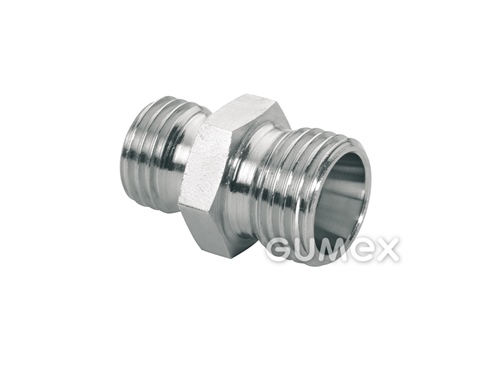Skrutkovanie pre hydrauliku vysokotlakové redukované, ťažký rad, vonkajší závit M18x1,5 - vonkajší závit M20x1,5, 2x tesnenie koncovka, oceľ